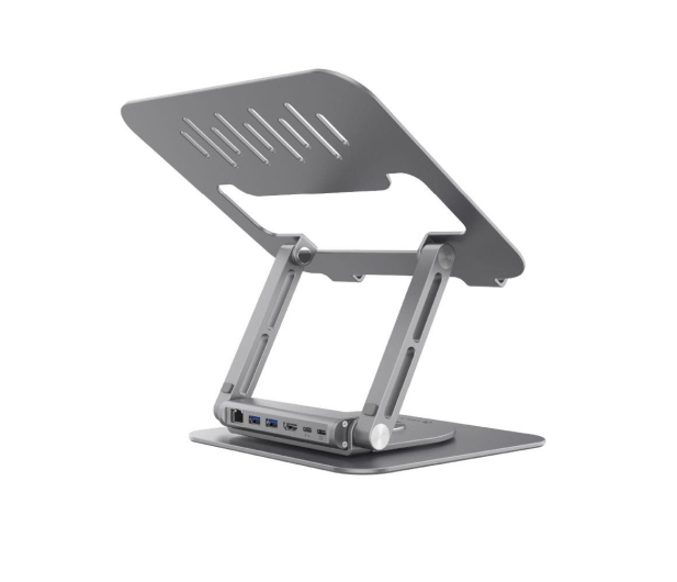 ADAM elements CASA HUB Stand Pro USB-C 6-in-1 Laptop Stand Hub AEAAPADHUBSTDPGY - 1150083 - zdjęcie 4